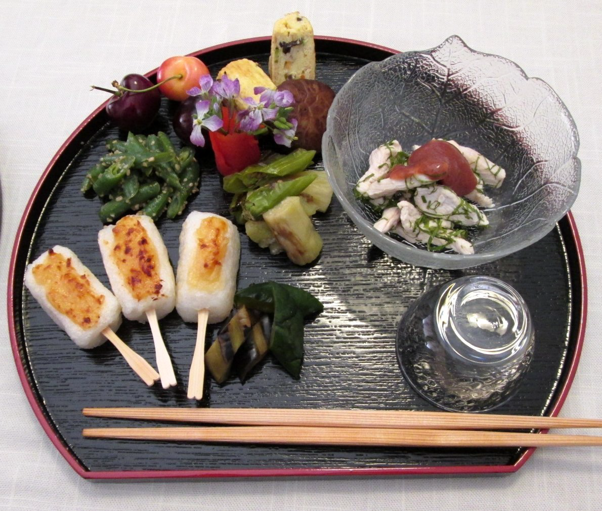 Photo of Japanese food plate